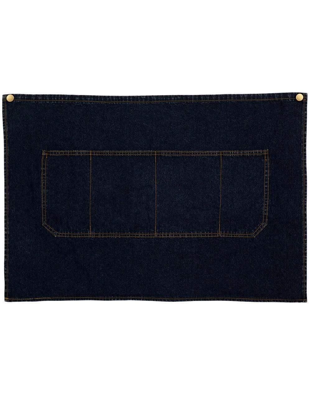 Winning Spirit East Village Half Denim Apron-unisex AP10 Metro Workwear.